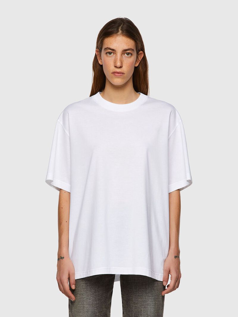 Camisetas Diesel T-Sharp Mulher - Branco ECMNY-2106